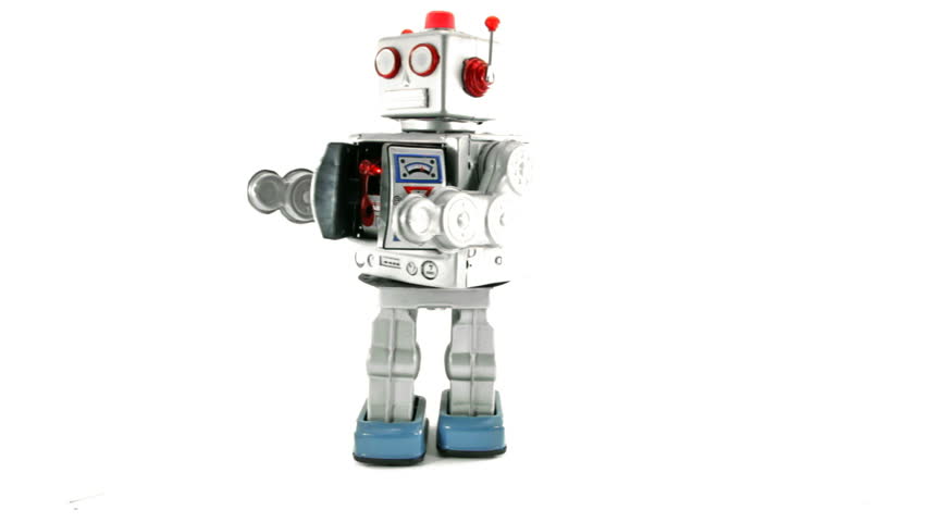 old robot toy