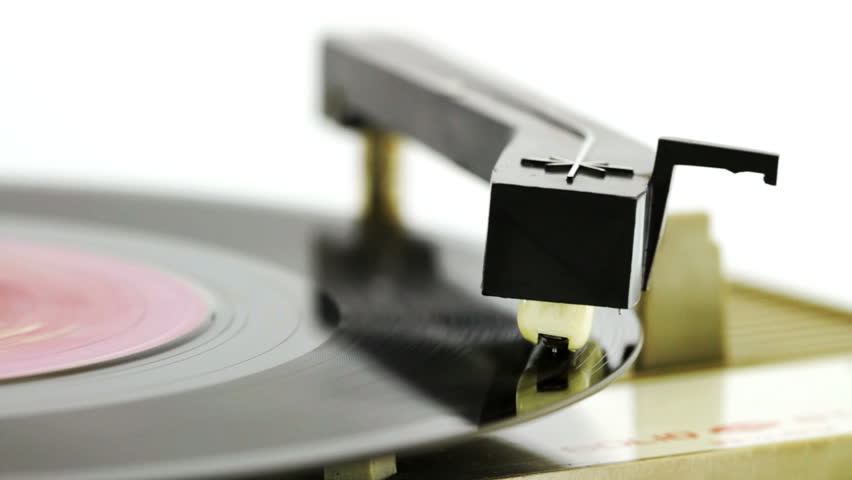 retro record player