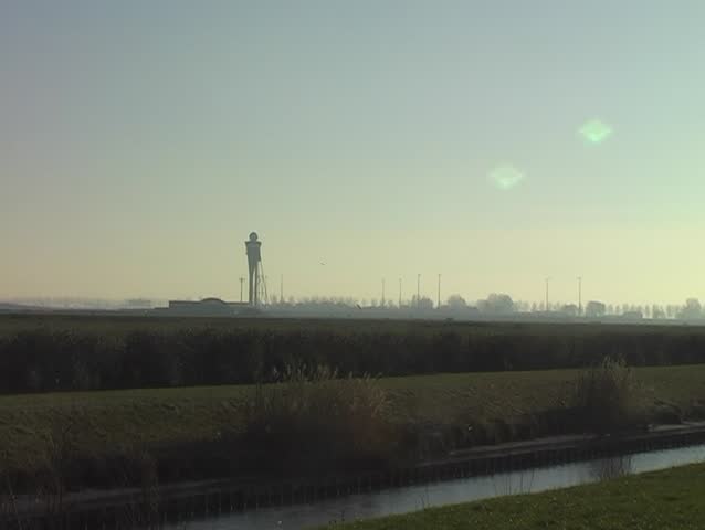 Airplane taking off at Schiphol airport in the Netherlands