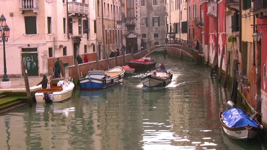 Lovely hidden canals in Venice