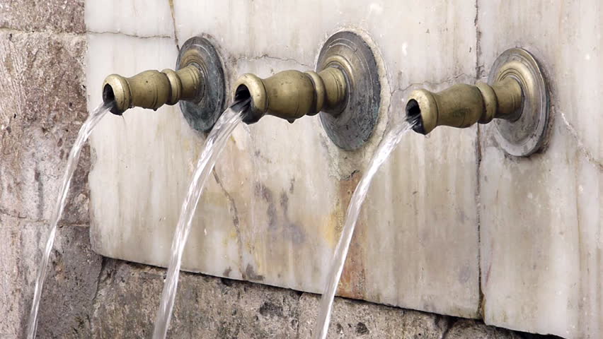 Ottoman style anatolian historical fountain 
