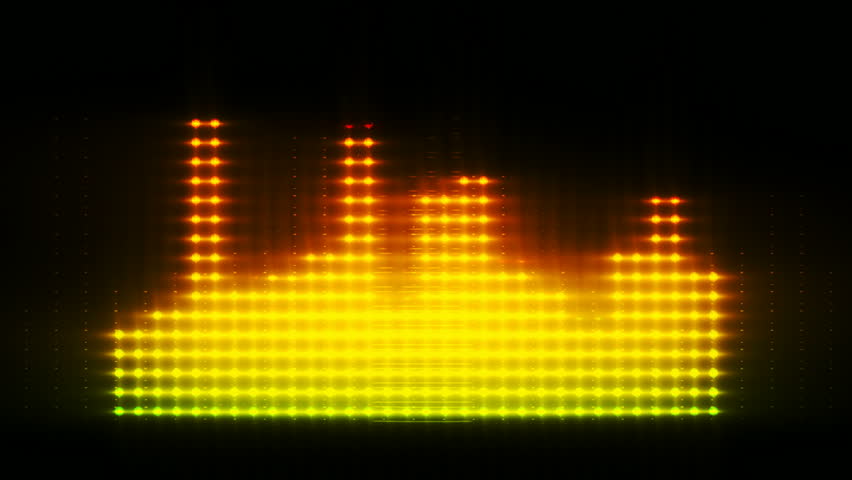 Animated shiny music equalizer 