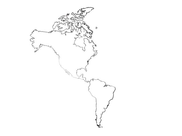 america continent - draw