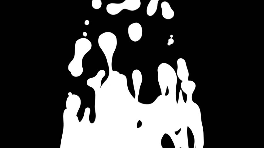 Colored paint splashes in slow motion. HD 1080.