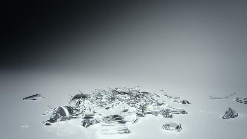 Breaking wine glass reconstruction - cg animation