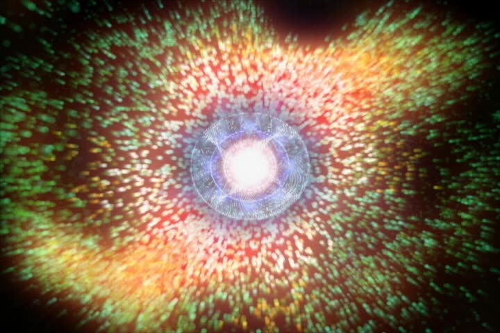 Mandala & particles loop