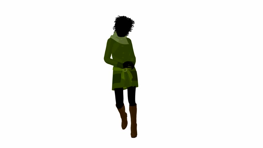 African american disco girl standing by a lava lamp on a white background