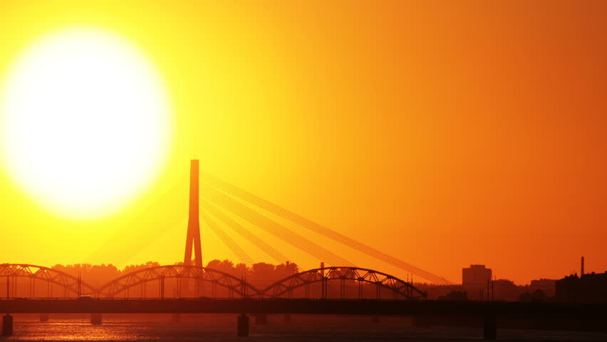 HD - Sunset in the City