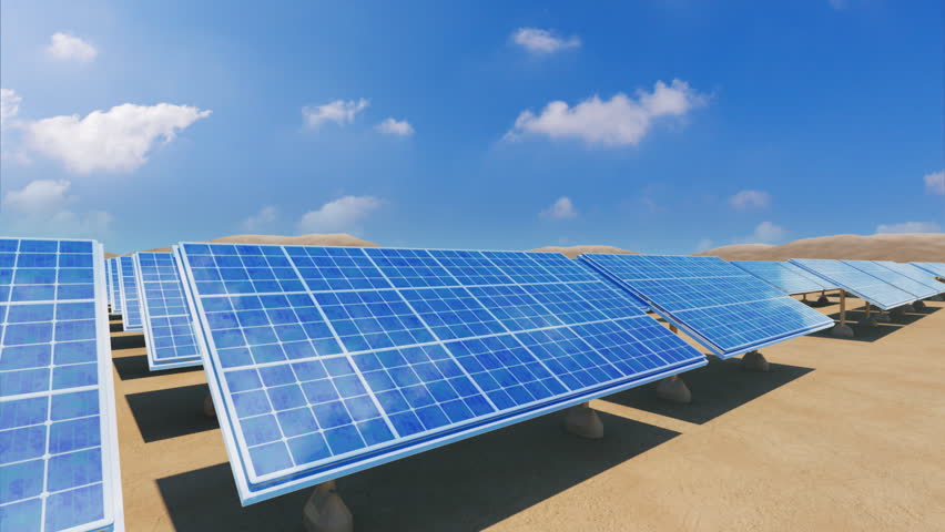 Solar Panels, Solar power plants.