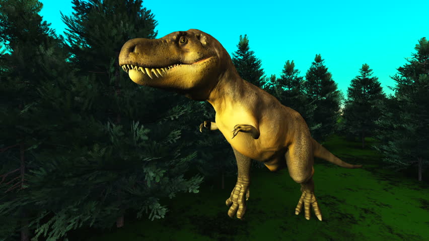 dinosaur running