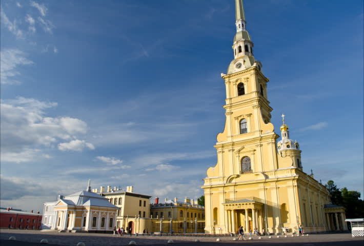 Peter and Paul Fortress in
St Petersburg, Russia