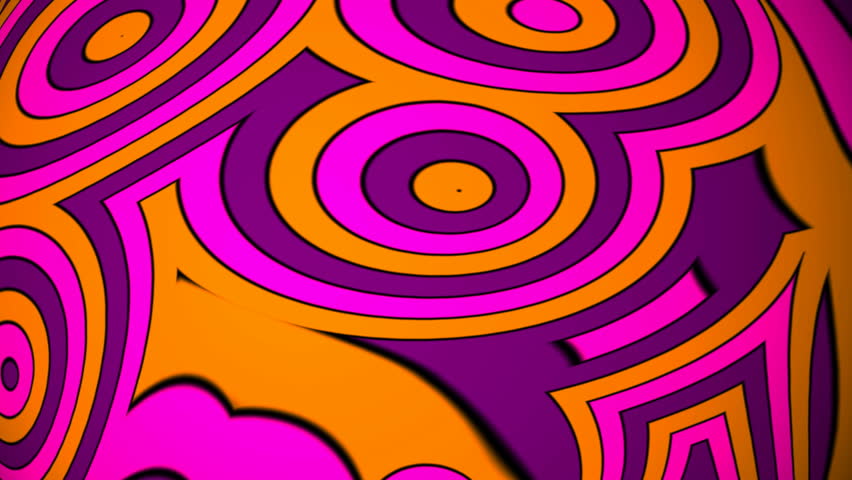 seamless looping psychedelic hippie background in HD