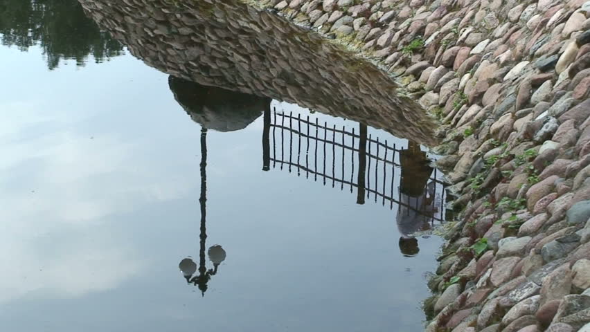 Reflections of people walking 5 