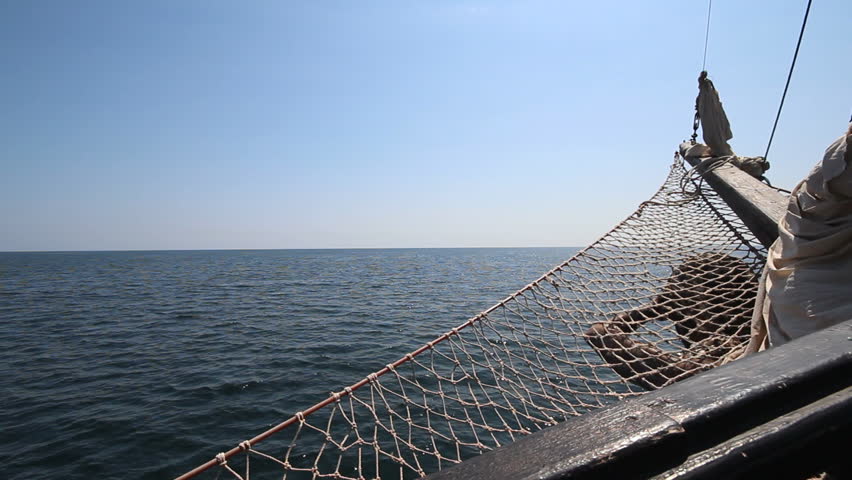 pirate ship in sea