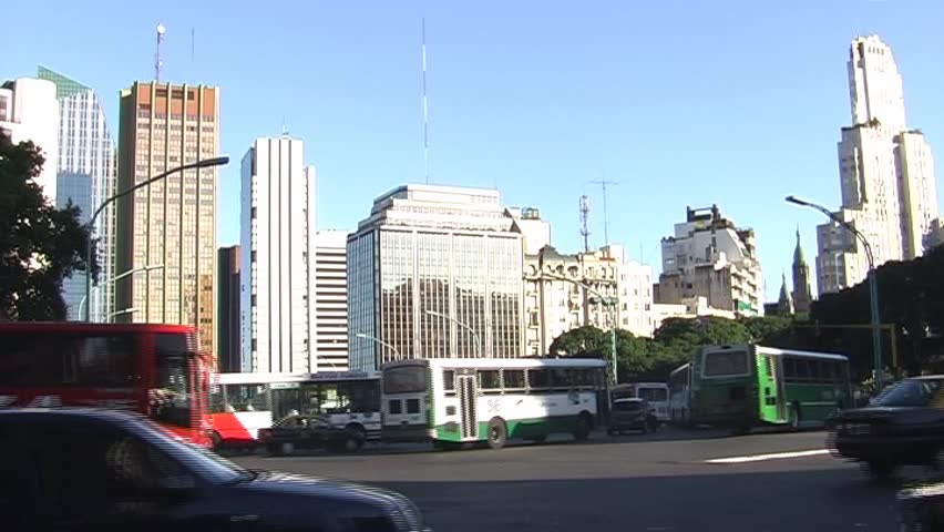 City traffic (Buenos Aires, Arg.) - SD 16:9, Panasonic NV-GS500