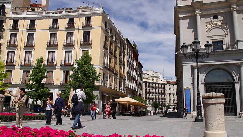 MADRID - CIRCA MAY 2010: European Square Circa May 2010, Madrid, Spain May 2010.  
