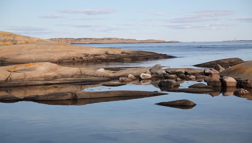 Rocky coast at Verdens Ende, Norway - Full HD