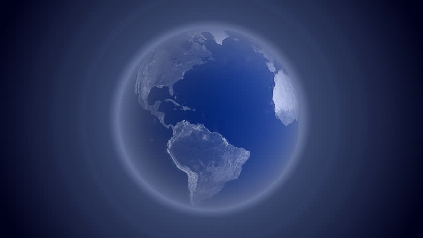 A 360 degree rotation of our big blue Earth. Eight second animation loops perfectly for infinite playability. Video is HD 720p.