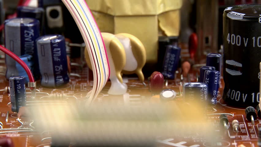 Electronics - Micro processor front - shallow depth of field