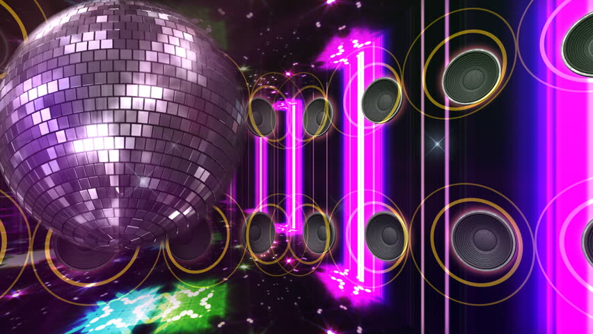 Disco and Club Space background.
