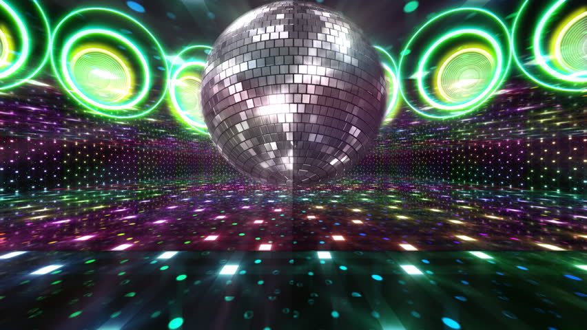 Disco and Club Space background. 