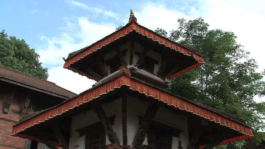 Detail of a Nepalese monastery