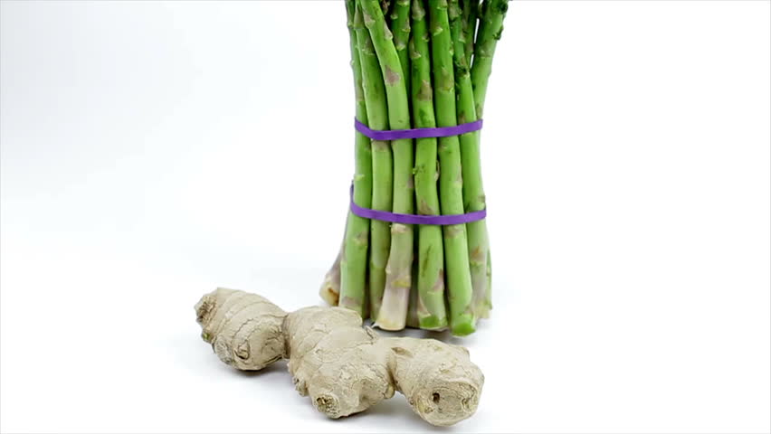 Asparagus and ginger