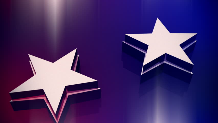 Animated looping ,rotating stars,for patriotic, presidential,voting or government backgrounds. HD 1080
