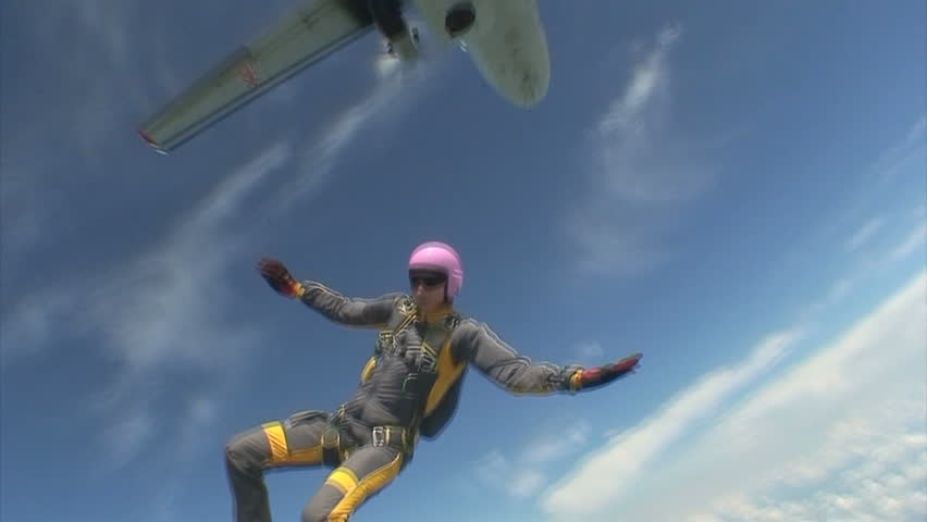 Skydiving video.