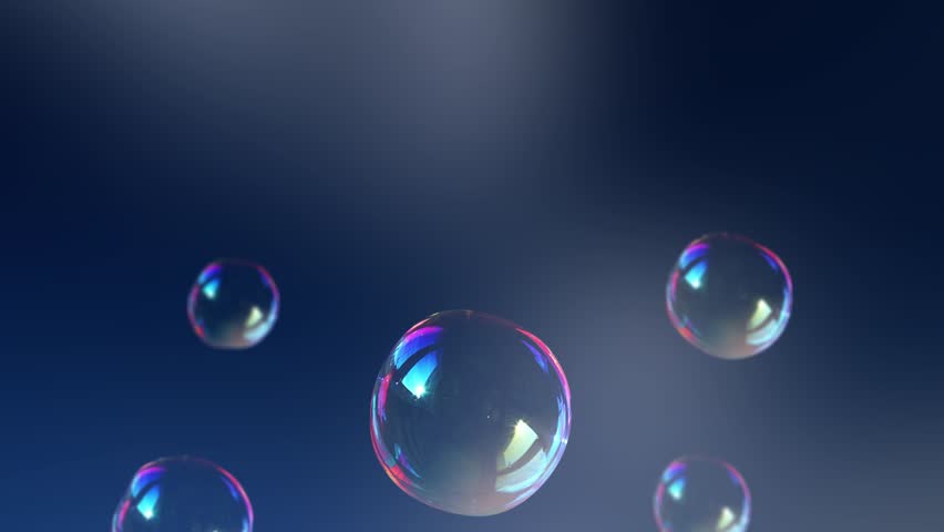 Colorful Bubbles Over Black Background Stock Footage Video 4636688 | Shutterstock