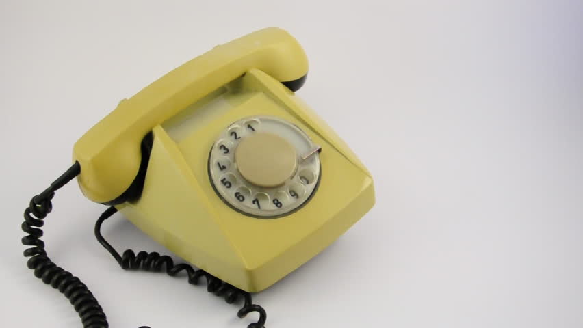 old analog telephone angry call