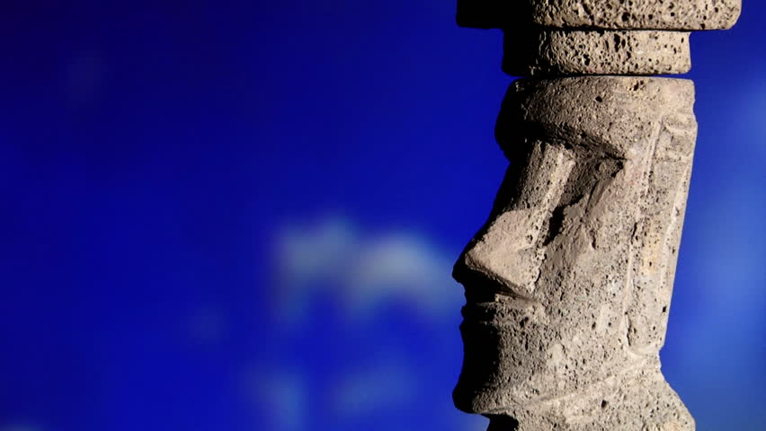Rapa Nui, monumental statue, Moai, Easter Island, 