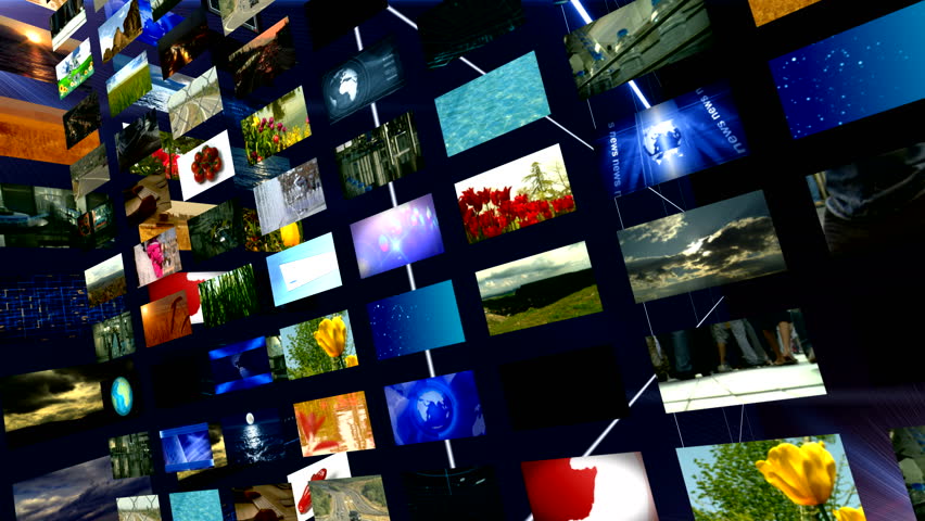 multi screen videos for the news HD 1080
