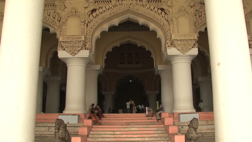 Thirumalai Naicker Palace in Madurai, India