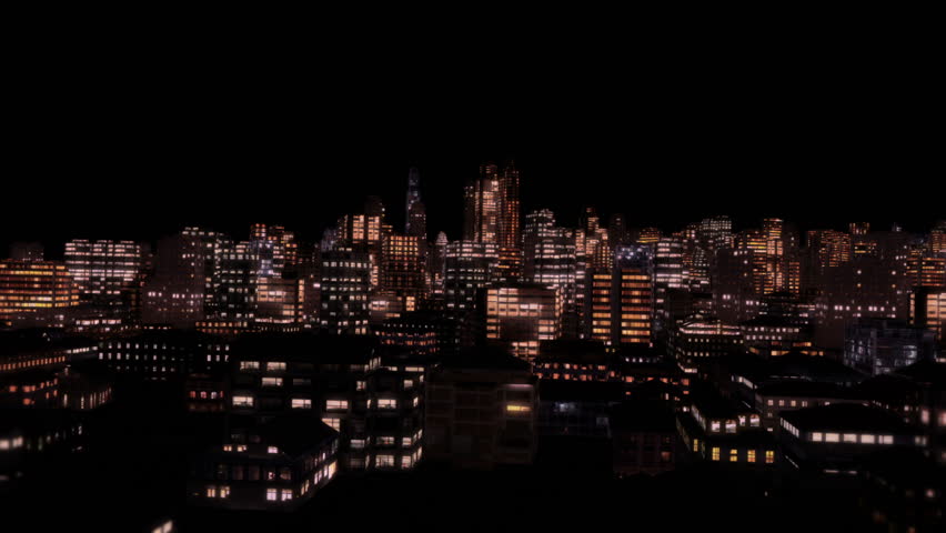 Through City Night Flight