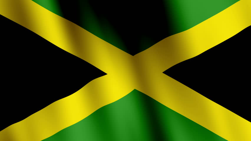 Jamaican Flag, With Real Structure Of A Fabric Stock Footage Video 138010 | Shutterstock