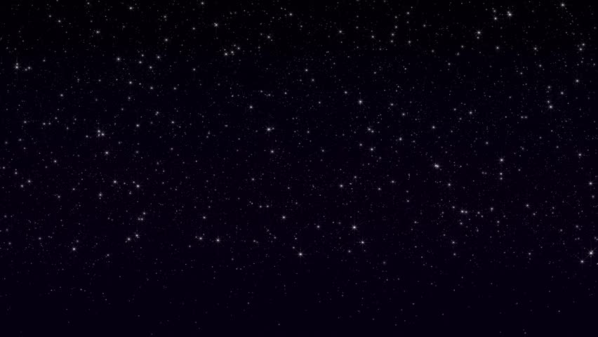 Seamless loop of twinkling stars. Created at 1920x1080p.