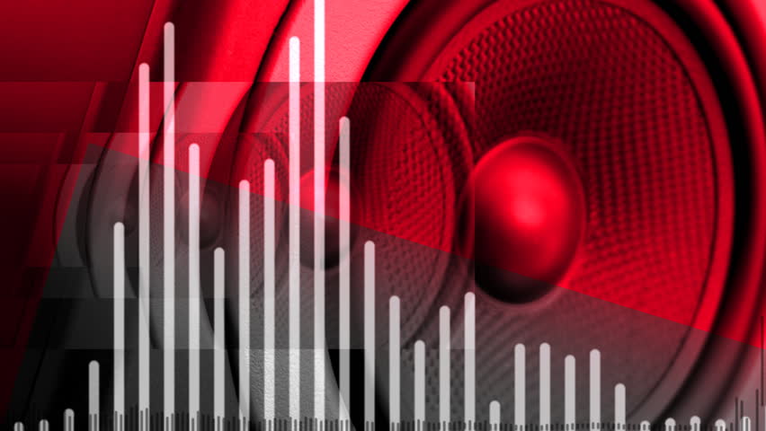 Thumping Bass Audio Speaker Loop