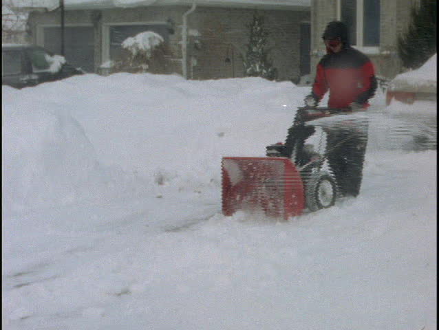 Snowblower man