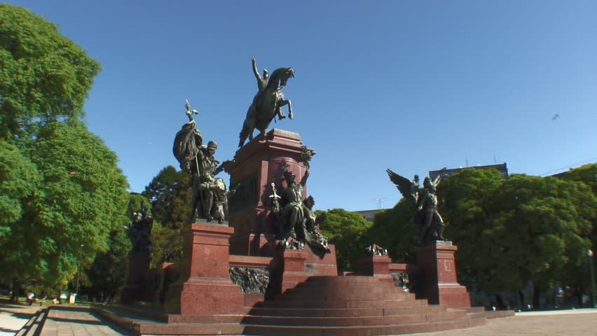Statue, Plaza San Martin, Buenos Aires
