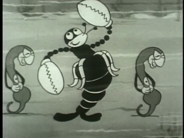 Three dancing fish