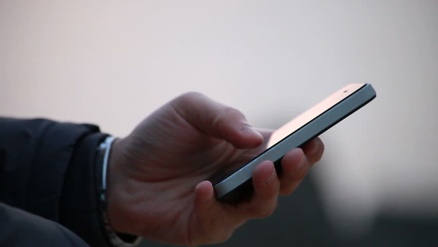 Writing messages on the smartphone