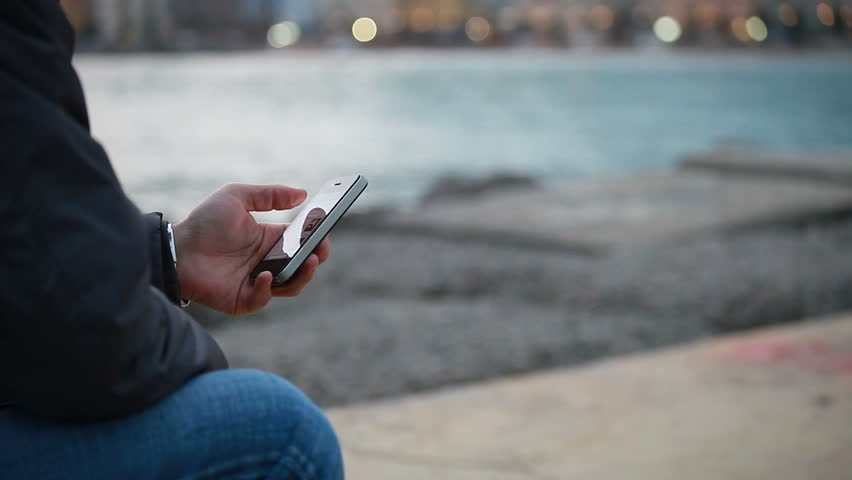 Writing messages on the smartphone