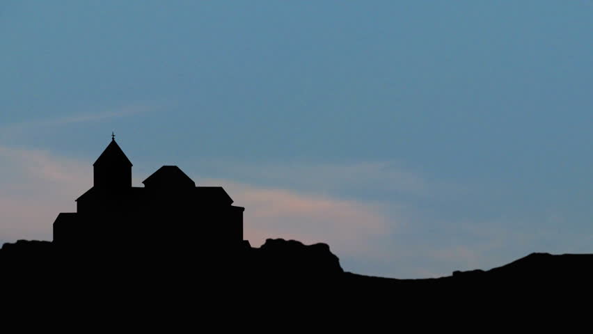 Armenia The monastery of Sevan moonrise, Sevanavank is a monastic complex located on a peninsula at Lake Sevan, not far from the town of Sevan. 