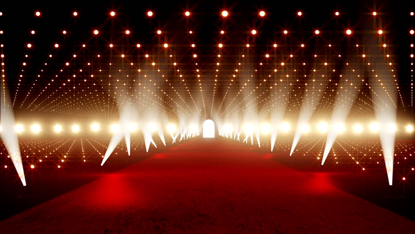 Red Carpet festival scene animation