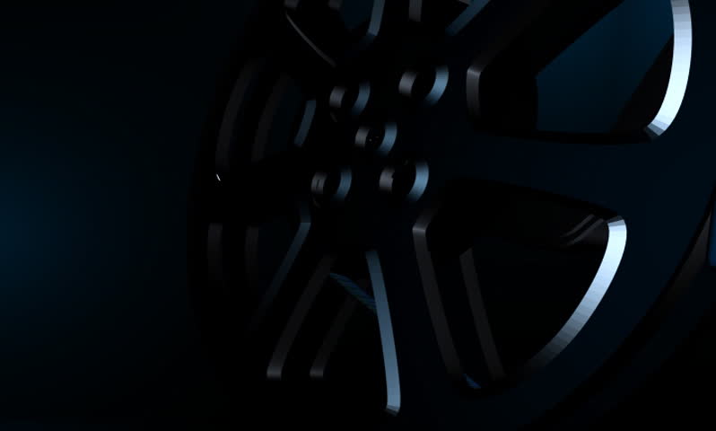 footage of a vintage projector in blue background