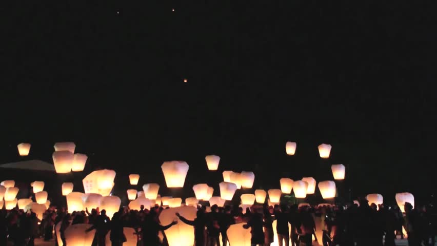 Sky lantern festival