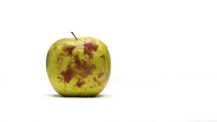Apple changing after injected with genetically modified DNA