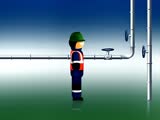 worker is repair the pipeline