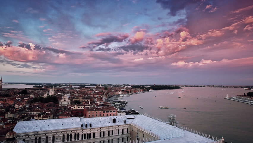 Decline in Venice view from Campanile di San Marco